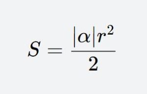 Central Angle Radian Calculation Method